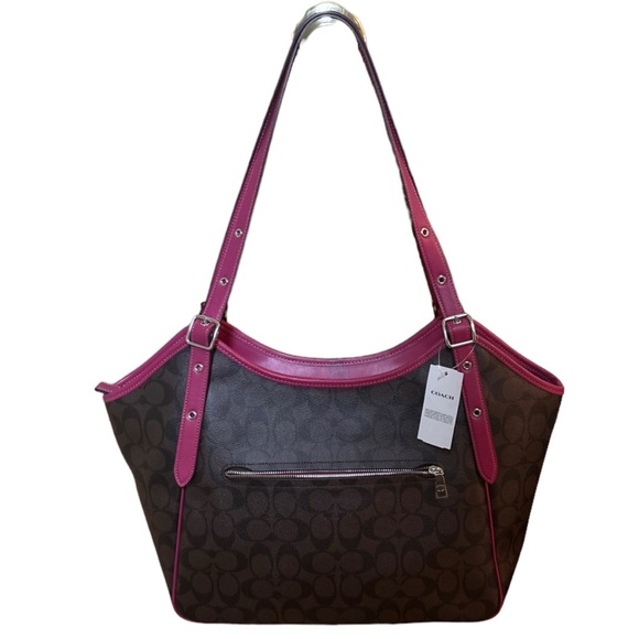 Coach Meadow Shoulder Bag In Signature Canvas - Picture 8 of 16